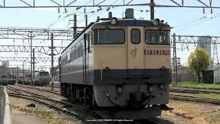 《JR貨物》吹田機関区西側エリア EF65 2070号機の入換を撮影（R4.4.4）