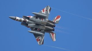 アグレッサー大暴れ‼ 小松基地航空祭2018 飛行教導群機動飛行＆F-15大編隊飛行