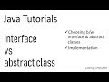 Java Tutorials: Difference between Interface & abstract class