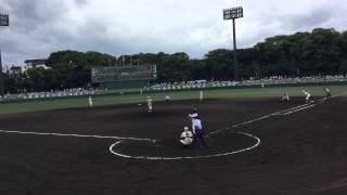 2015 7 19 奈良大会 智辯学園VS天理 5回裏 天理・船曳 連続HR