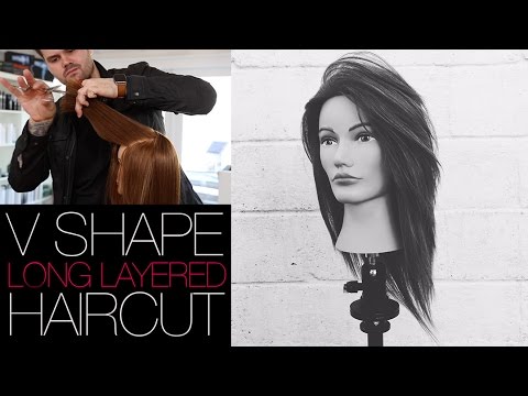 V-SHAPED HAIRCUT - How To Cut A Long Layered V SHAPE Haircut | MATT BECK VLOG #22 V-SHAPED HAIRCUT - How To Cut A Long Layered V SHAPE Haircut | MATT BECK VLOG #22
