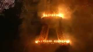 Eiffel Tower, Paris   2015 New Years Fireworks Show HD Official
