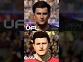 ufl vs ea fc 24 player faces comparison ft. viniciusjr odegaard maguire ufl eafc24 fc24