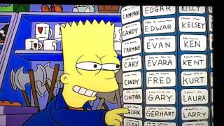 The Simpsons - Bort License Plate