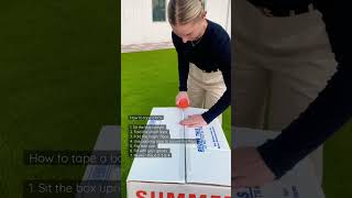 How to Assemble a Cardboard Box | Collegeboxes Moving Box