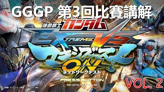 【EXVSマキシブーストON】GGGP 2021 第3回預賽分析 Vol. 2  (28-1-2021)