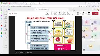 Dược lí: Thuốc tác dụng lên hệ cholinergic