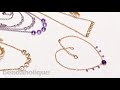 how to make a necklace with gita settings for swarovski crystals