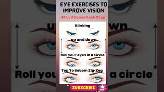 How to Improve Your Eyesight with Eye Exercises | 4 Eye Exercises to Improve Your Vision