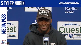 Tyler Nubin: "I can't wait to get to work" | New York Giants