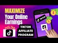 Secrets of TikTok's Affiliate Program| Money Goals Mastery