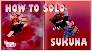 How To Solo Sukuna With New Reworked Yuji - Sakura Stand