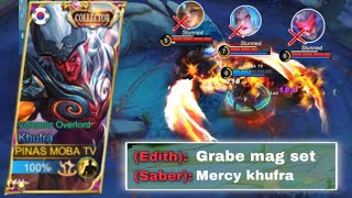 WTF! Khufra Totally Destroy the Enemy! Khufra Best Build 2023 | MLBB