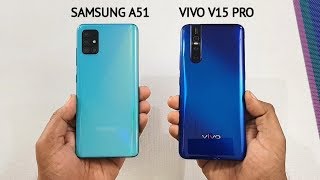 Samsung Galaxy A51 vs Vivo V15 Pro SpeedTest & Camera Comparison