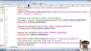 63 Advanced Java Tutorial | JDBC | Scrollable Resultset object | adv java