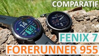 COMPARATIF Garmin FENIX 7S/7/7X vs FORERUNNER 955 : les différences, laquelle choisir ?