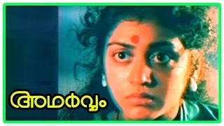 Adharvam Malayalam movie scenes | Parvathy attacked | Silk Smitha accompanies Mammootty