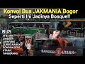 Konvoi Bus Jakmania Di GBK,  Suporter The Jak Yang Viral di Stadion Gelora Bung Karno