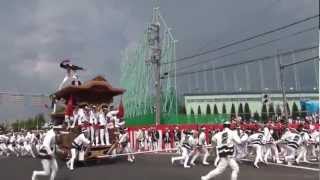 2012/9/2 カンカン場　並松町(2)　平成24年岸和田だんじり祭