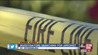Police say arsonist set six fires in one neighborhood