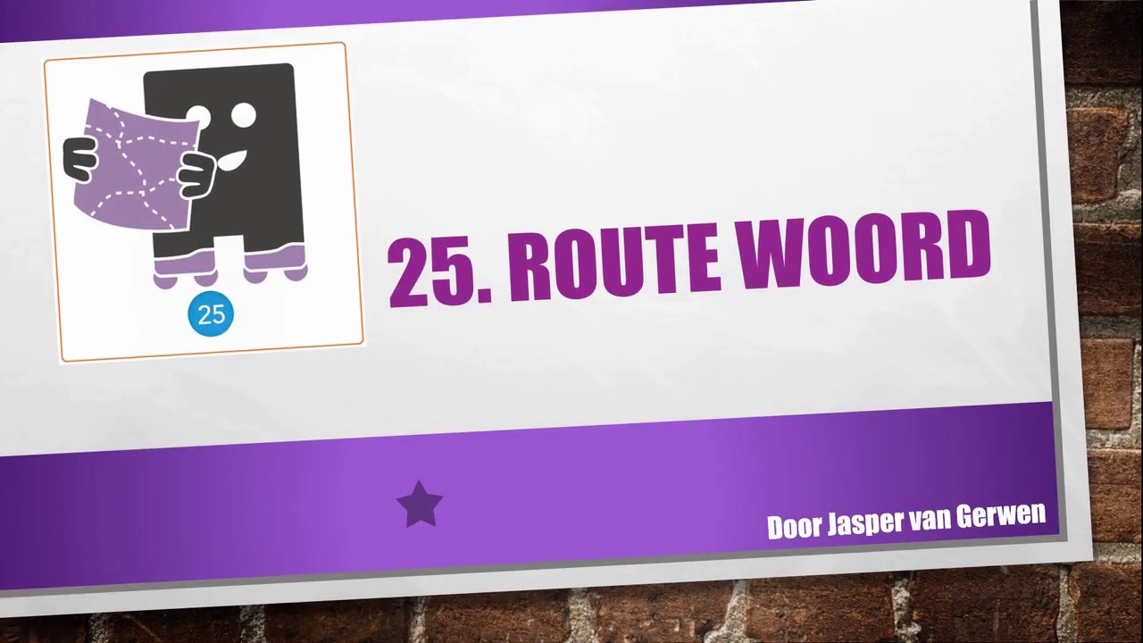 25 Route Woord - Uitleg Spelling Staal - YouTube