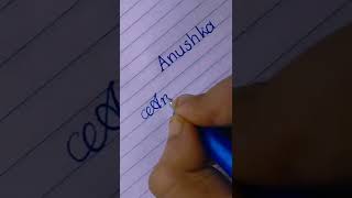 Anushka - Name Writing।। Simple Name Calligraphy ✍️