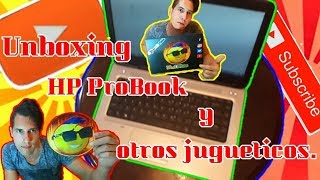 DeiPlus- Unboxing HP ProBook y otros jugueticos.
