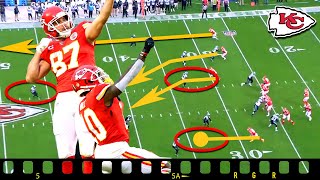 Chiefs Dynamic Duo POUND Panthers - Travis Kelce Tyreek Hill Film Room