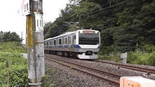 【高萩以北にグリーン車が来た！】E531系K416編成（代走）泉～植田間を通過