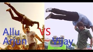 Allu Arjun Vs Vijay - Who Is Best??? | Sarrainodu Vs Bairaava | Action Clip - Fight Scenes