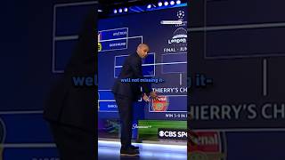 Thierry Henry fills out his #UCL bracket 🤣