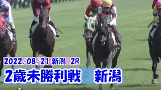 2022/08/21【パドック返し馬つき】新潟2R　2歳未勝利戦　　☆ウインオーディン　エピファネイア　　(^^♪レースは9分ころから(^^♪