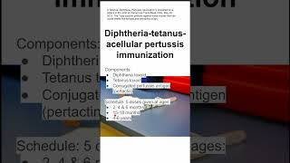 Diphtheria-tetanus- acellular pertussis immunization
