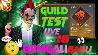 ROAD TO 800K  DAY 2😎1VS1 GUILD TEST | TEAM CODE GIVEAEWAY |#freefirelive #gyangaming #nonstopgaming