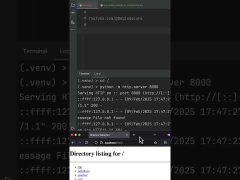 This One-Liner Instantly Turns Any Folder Into a Web Server!