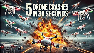 5 Drone Crashes in 30 Seconds: Epic Fail Frenzy