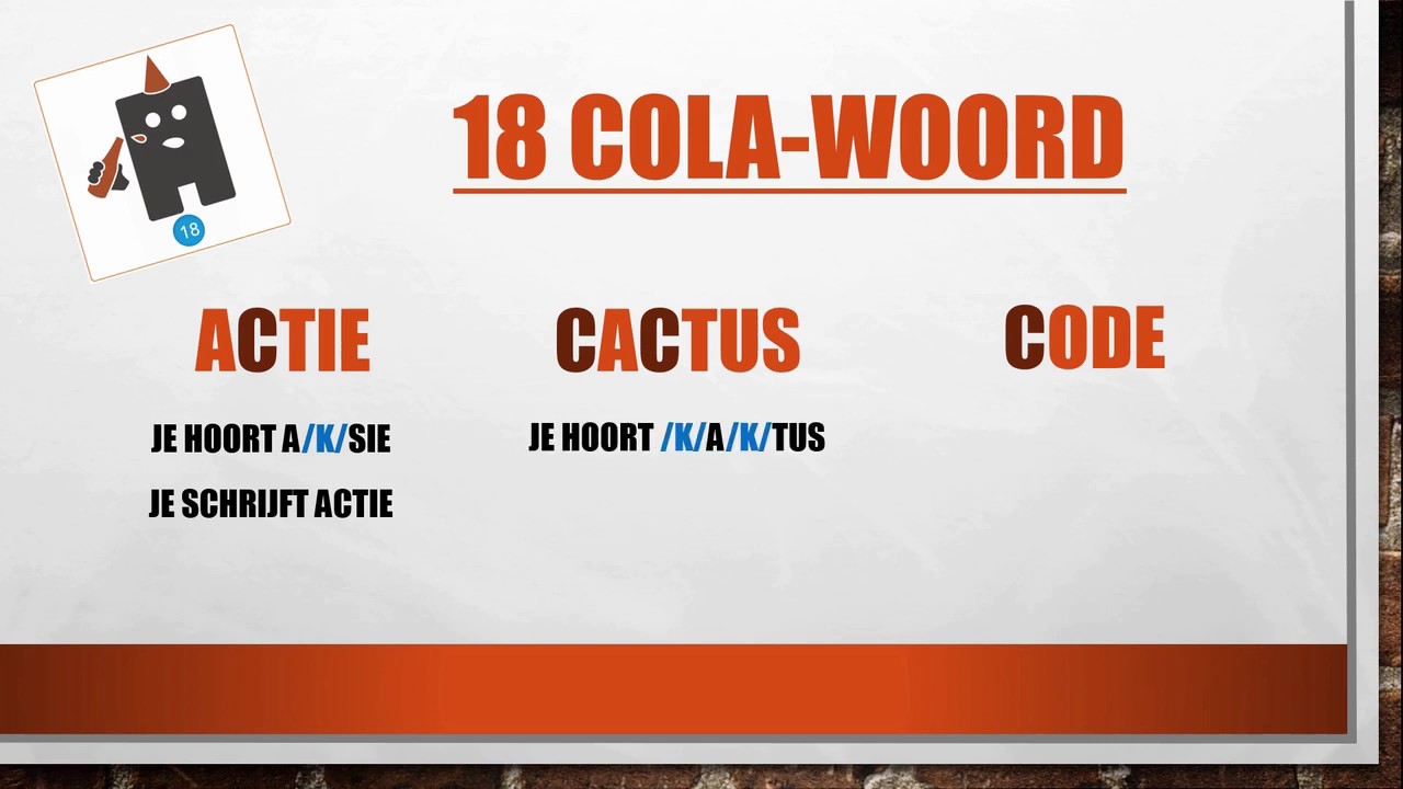 18 Cola Woord - Uitleg Spelling Staal - YouTube