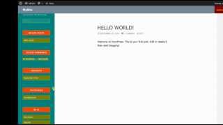 Wordpress 4.0 theme tutorial - Sidebar with widgets