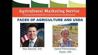 სპიკერების სერია: Faces of Agriculture და USDA (სექტემბრის სესია)