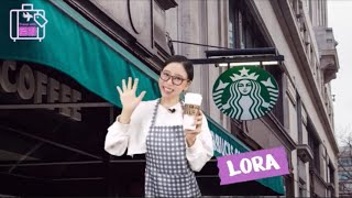 [실제상황] 미국에서 스타벅스 영어로 주문하기! (Travel with LORA 강의샘플)