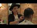 💈 asmr スタイリッシュな日本人女性理容師リノさん ヘアカット、シェービング、シャンプー ウルフマン理容室六本木