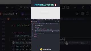 Create Digital Clock using pure JavaScript | Display Time Using JavaScript | CodeMinds