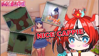 Reaction baelz, first meet cappie (mita) in game miside [Hololive Sub Eng]