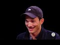 Ashton Kutcher Gets an Endorphin Rush While Eating Spicy Wings  Hot Ones