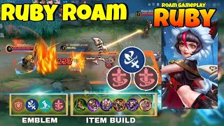 Ruby Best Build and Emblem 2024 | Ruby Gameplay pt71 - Roam Gameplay ~ MLBB