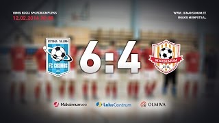 2016-02-12 Tallinna FC Cosmos - Tartu JK Maksimum 6-4 (Goals)