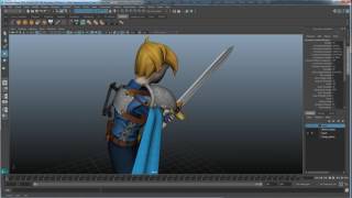 ART 282: Animating cloth physics in Maya