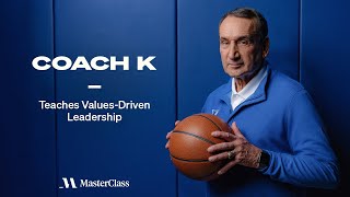 Coach K Teaches Values-Driven Leadership |  Trailer | MasterClass