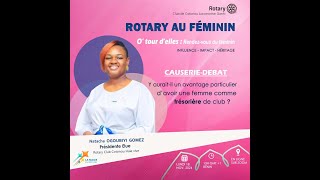 O' tour d'elles: Rendez-vous du féminin----Présidente Elue Natacha OGOUBIYI GOMEZ