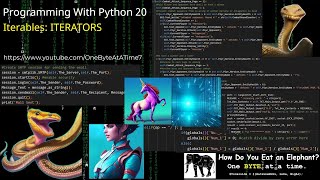 Programming With Python 20: Iterables - ITERATORS